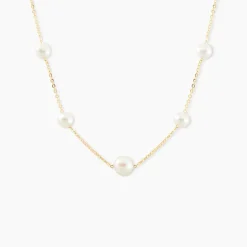 Collier Or Jaune Yolanda Perles De Culture