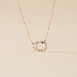 Collier Or Rose Tresha Diamants