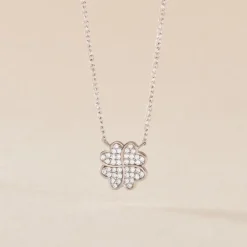 Collier Ottilie Argent Blanc Oxyde De Zirconium|Marc Orian New
