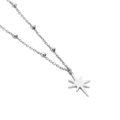 Collier Pearce Argent Blanc