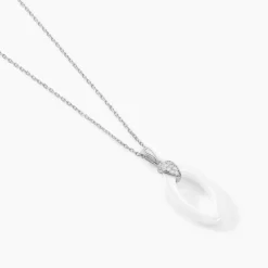 Collier Peer Argent Blanc Oxyde De Zirconium|Marc Orian Best