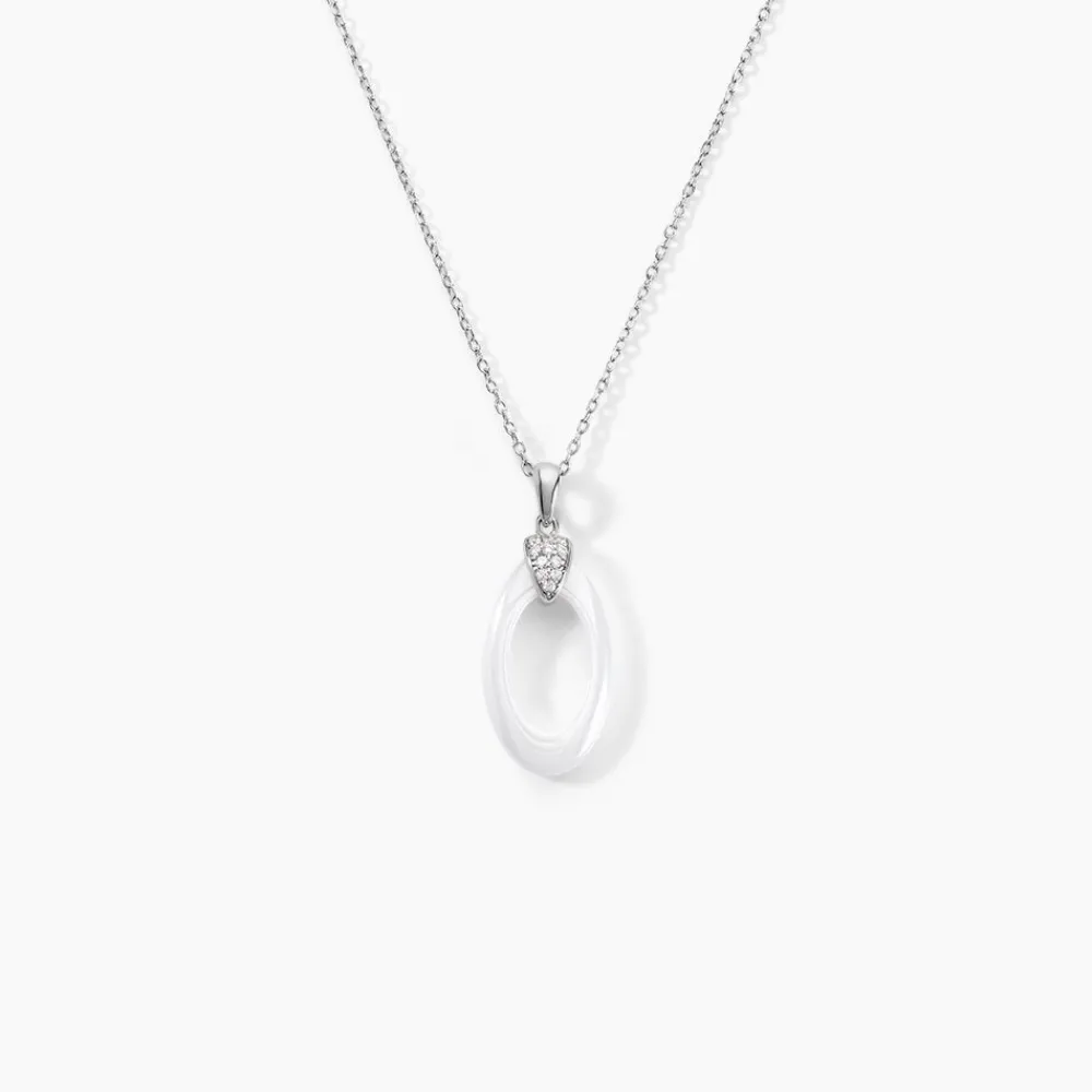 Collier Peer Argent Blanc Oxyde De Zirconium|Marc Orian Best