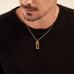 Collier Acier Jaune|PHEBUS HIM Hot