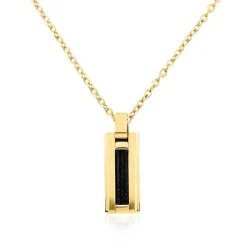 Collier Acier Jaune|PHEBUS HIM Hot