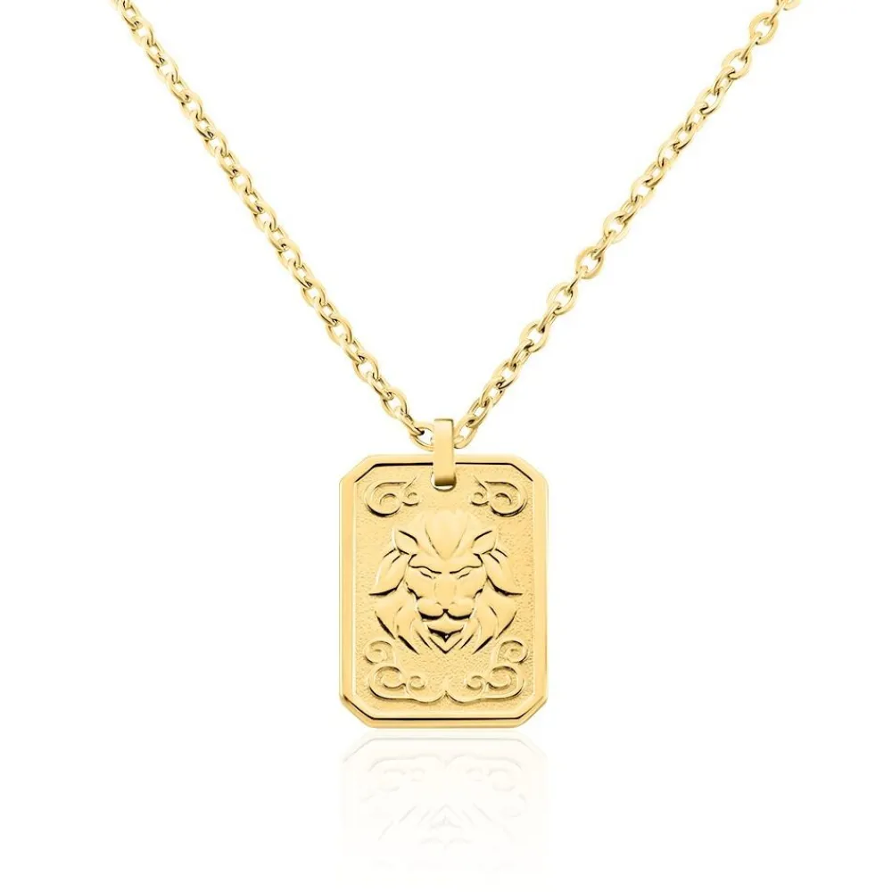 Collier Acier Jaune|PHEBUS HIM Discount