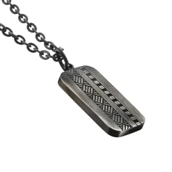 Collier Acier Noir|PHEBUS HIM Outlet