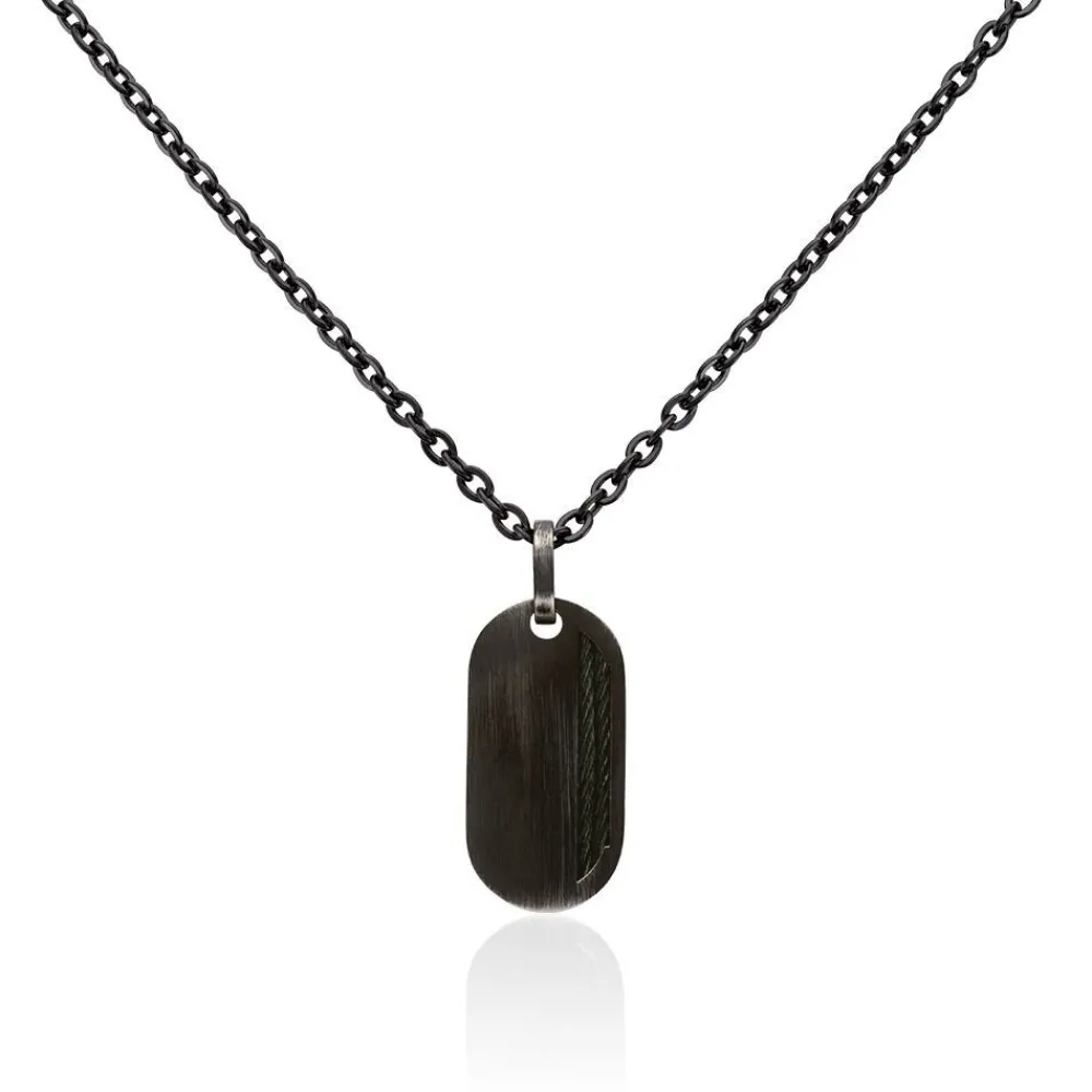 Collier Casual Acier Noir|PHEBUS HIM New
