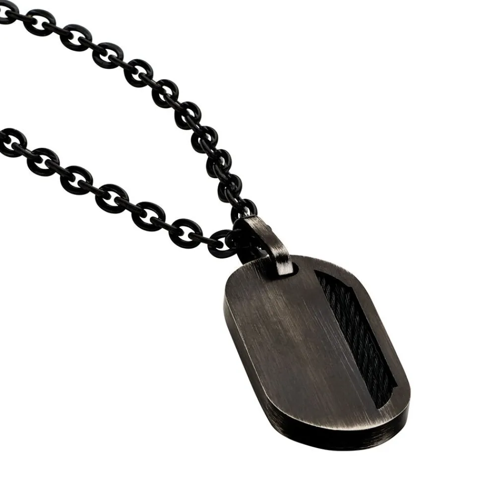Collier Casual Acier Noir|PHEBUS HIM New