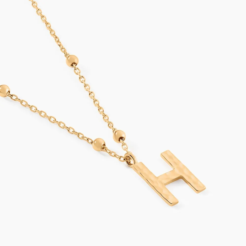 Collier Plaqué Or Jaune Lettra|Marc Orian Best