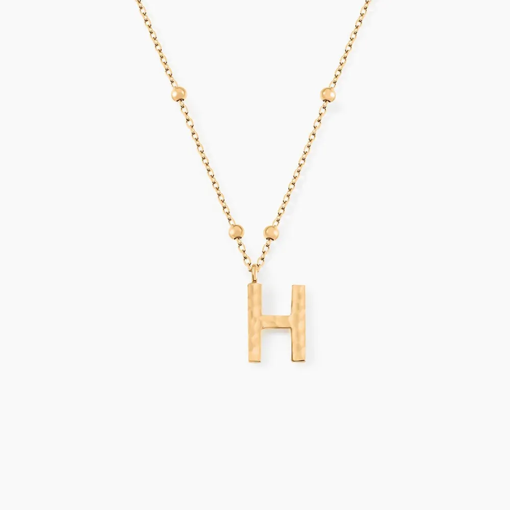 Collier Plaqué Or Jaune Lettra|Marc Orian Best