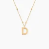 Collier Plaqué Or Jaune Lettra|Marc Orian Online