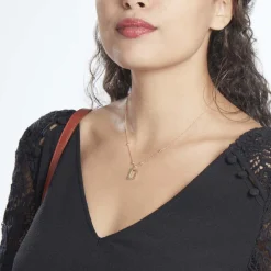 Collier Plaqué Or Jaune Lettra|Marc Orian Online