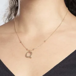 Collier Plaqué Or Jaune Lettra|Marc Orian Sale
