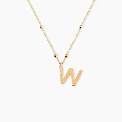Collier Plaqué Or Jaune Lettra|Marc Orian Sale