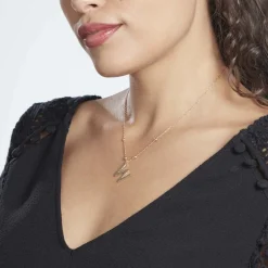 Collier Plaqué Or Jaune Lettra|Marc Orian Sale