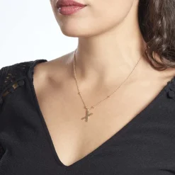 Collier Plaqué Or Jaune Lettra|Marc Orian