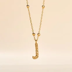 Collier Plaqué Or Jaune Lettra|Marc Orian Clearance
