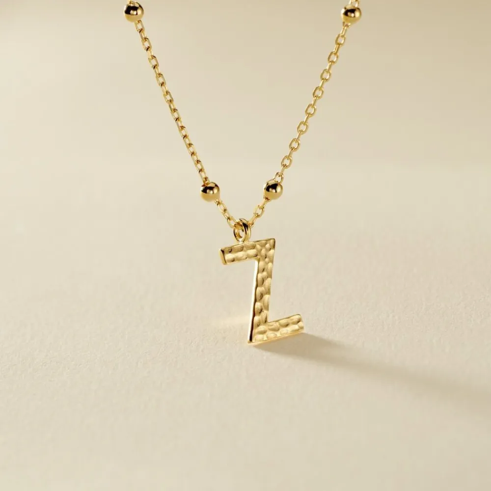 Collier Plaqué Or Jaune Lettra|Marc Orian Best