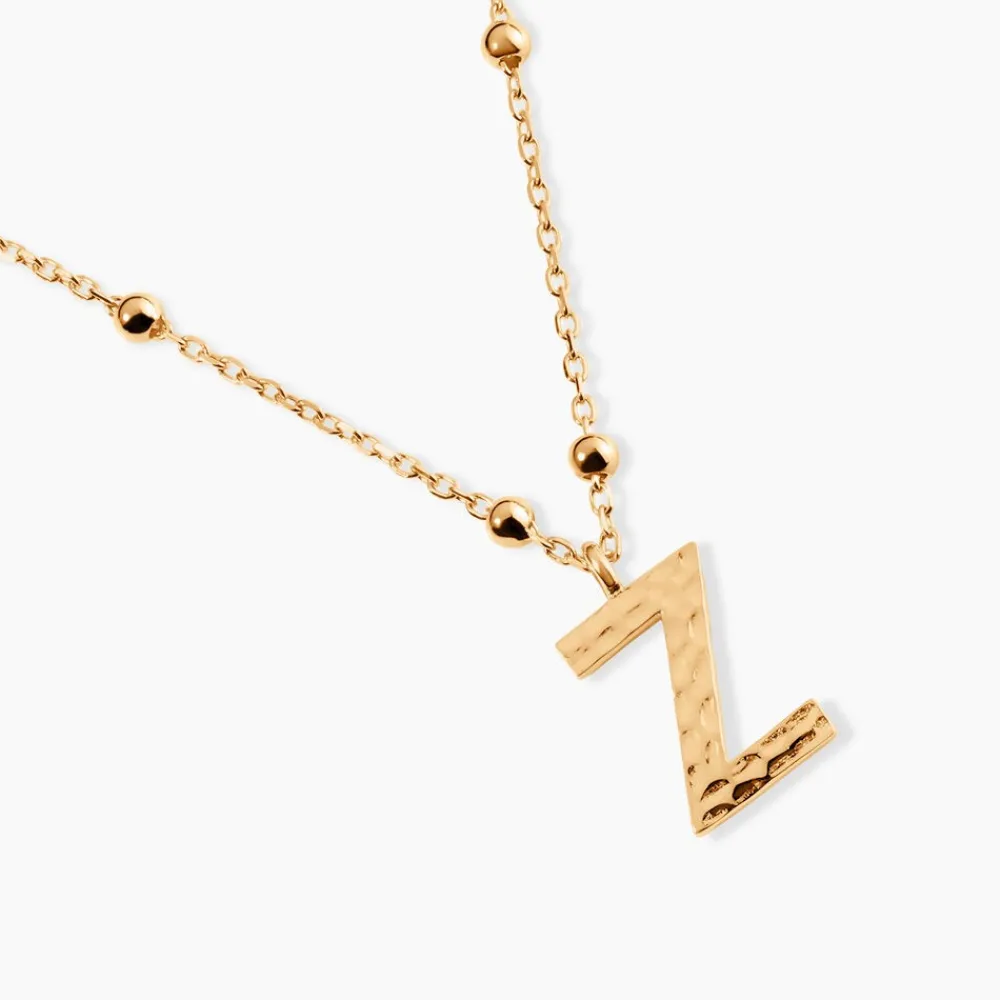 Collier Plaqué Or Jaune Lettra|Marc Orian Best