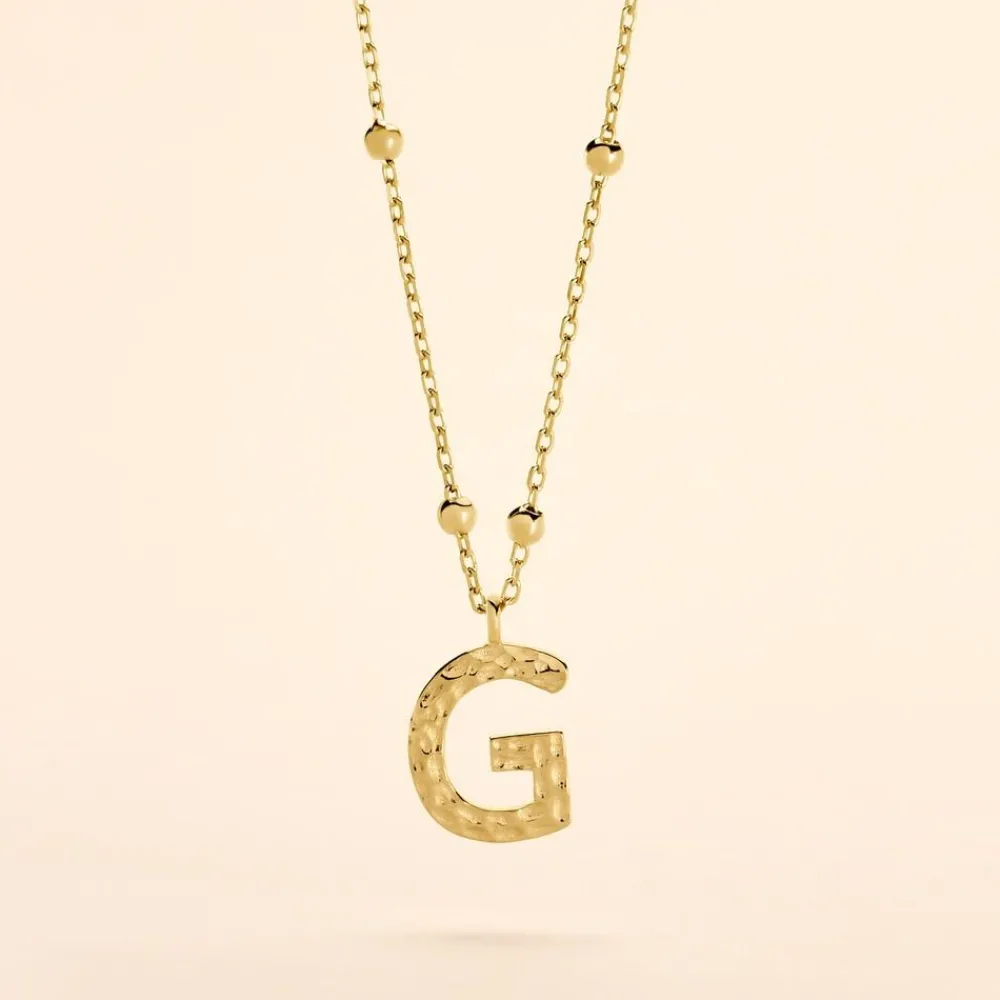 Collier Plaqué Or Jaune Lettra|Marc Orian Outlet