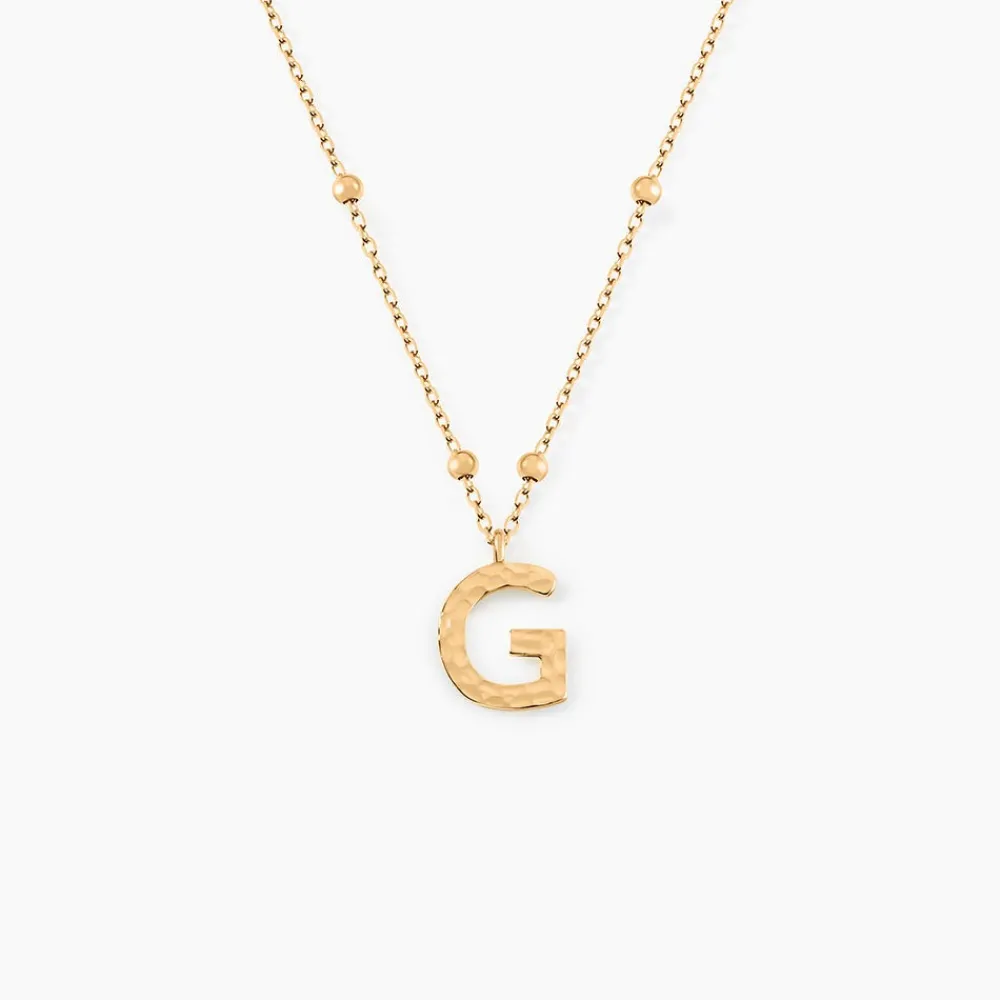 Collier Plaqué Or Jaune Lettra|Marc Orian Outlet