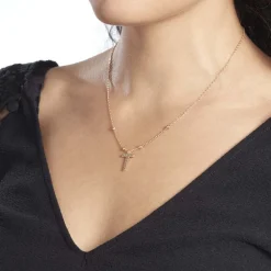 Collier Plaqué Or Jaune Lettra|Marc Orian New