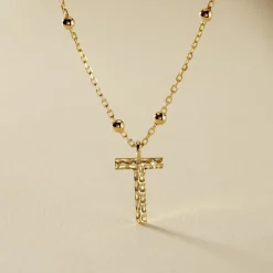 Collier Plaqué Or Jaune Lettra|Marc Orian New