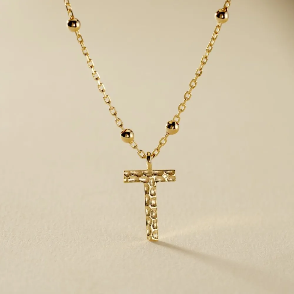 Collier Plaqué Or Jaune Lettra|Marc Orian New