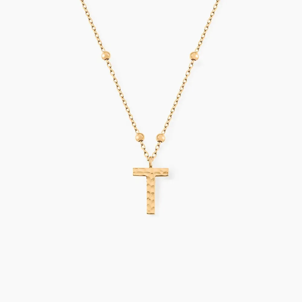Collier Plaqué Or Jaune Lettra|Marc Orian New