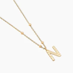 Collier Plaqué Or Jaune Lettra|Marc Orian
