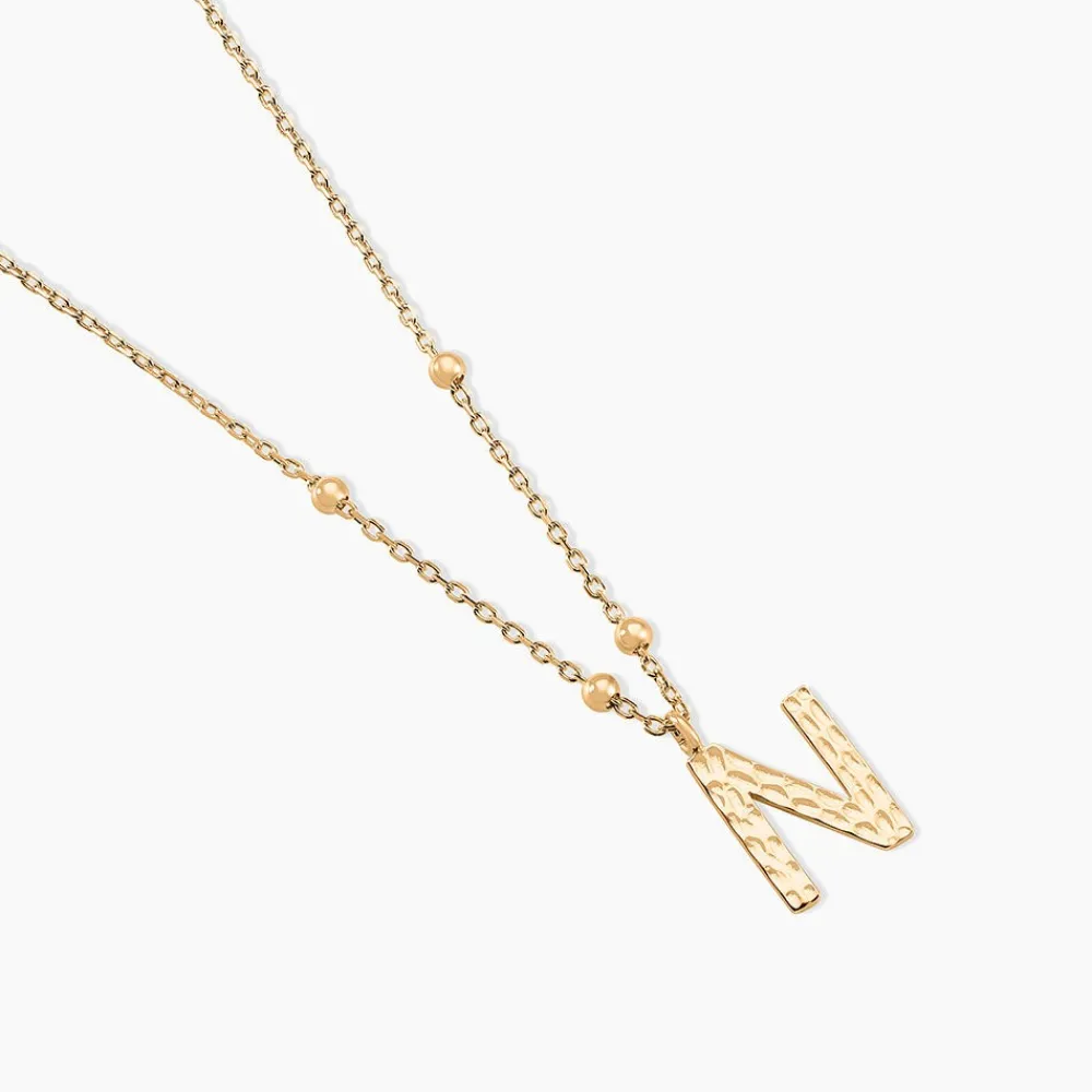 Collier Plaqué Or Jaune Lettra|Marc Orian