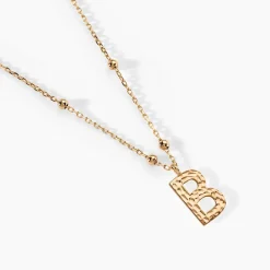 Collier Plaqué Or Jaune Lettra|Marc Orian Online