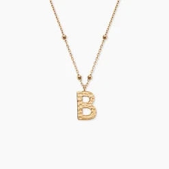 Collier Plaqué Or Jaune Lettra|Marc Orian Online