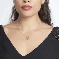 Collier Plaqué Or Jaune Lettra|Marc Orian Online