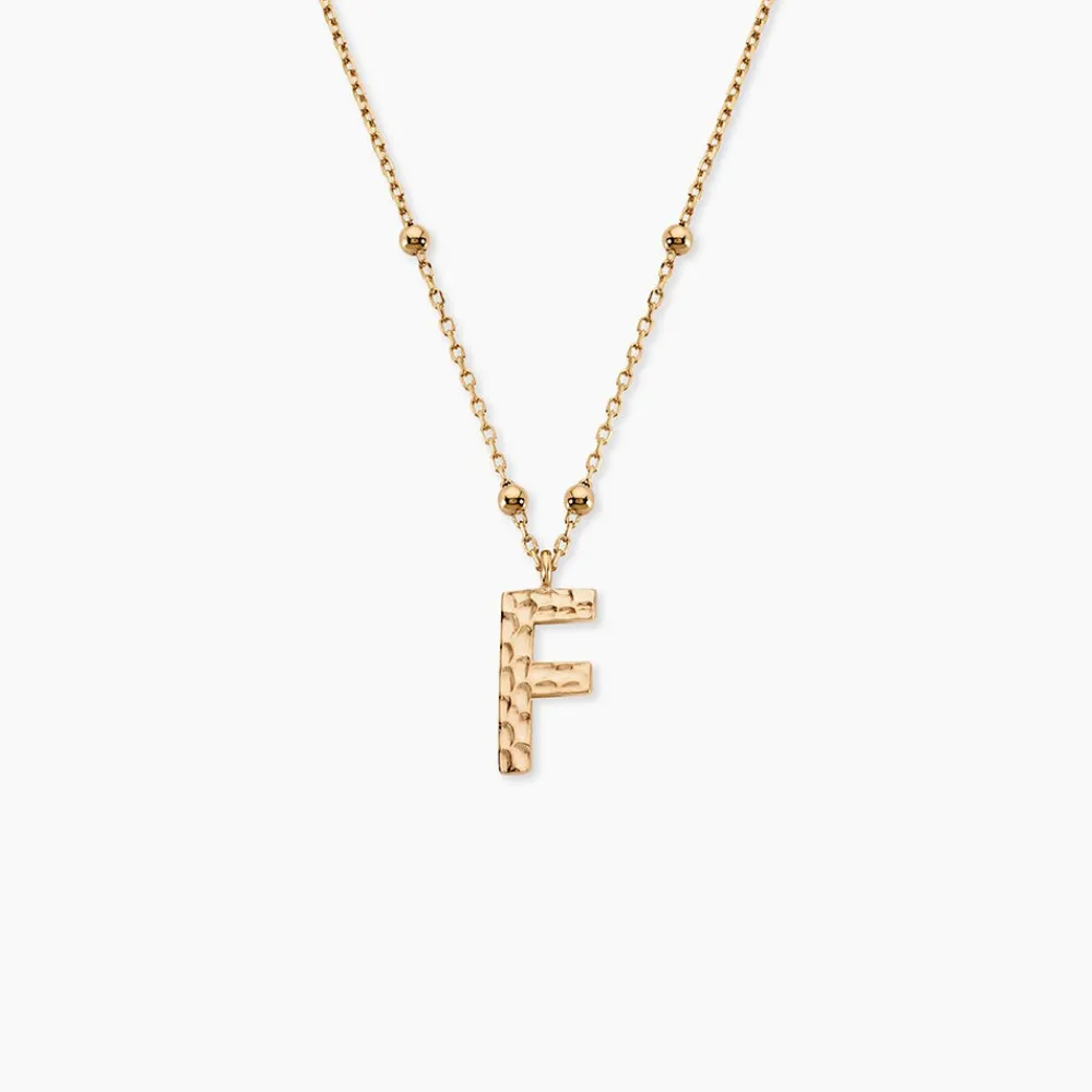 Collier Plaqué Or Jaune Lettra|Marc Orian Sale