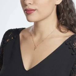 Collier Plaqué Or Jaune Lettra|Marc Orian Sale