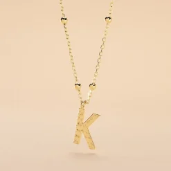 Collier Plaqué Or Jaune Lettra|Marc Orian New