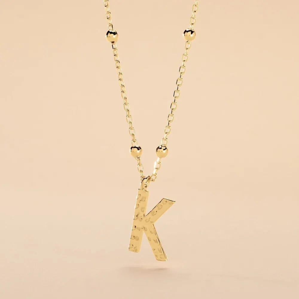 Collier Plaqué Or Jaune Lettra|Marc Orian New