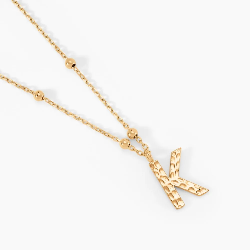 Collier Plaqué Or Jaune Lettra|Marc Orian New