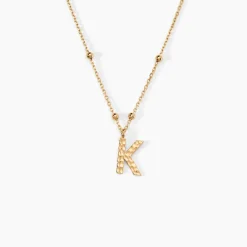 Collier Plaqué Or Jaune Lettra|Marc Orian New