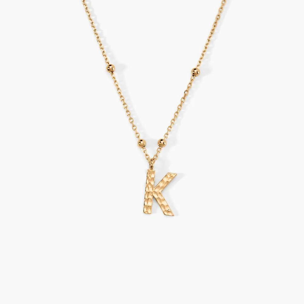 Collier Plaqué Or Jaune Lettra|Marc Orian New
