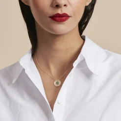 Collier Plaqué Or Jaune Marcia Aventurine|Marc Orian Outlet