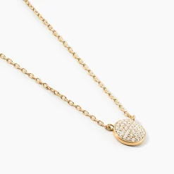 Collier Plaqué Or Larraso Oxydes De Zirconium|Marc Orian Hot