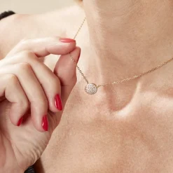 Collier Plaqué Or Larraso Oxydes De Zirconium|Marc Orian Hot