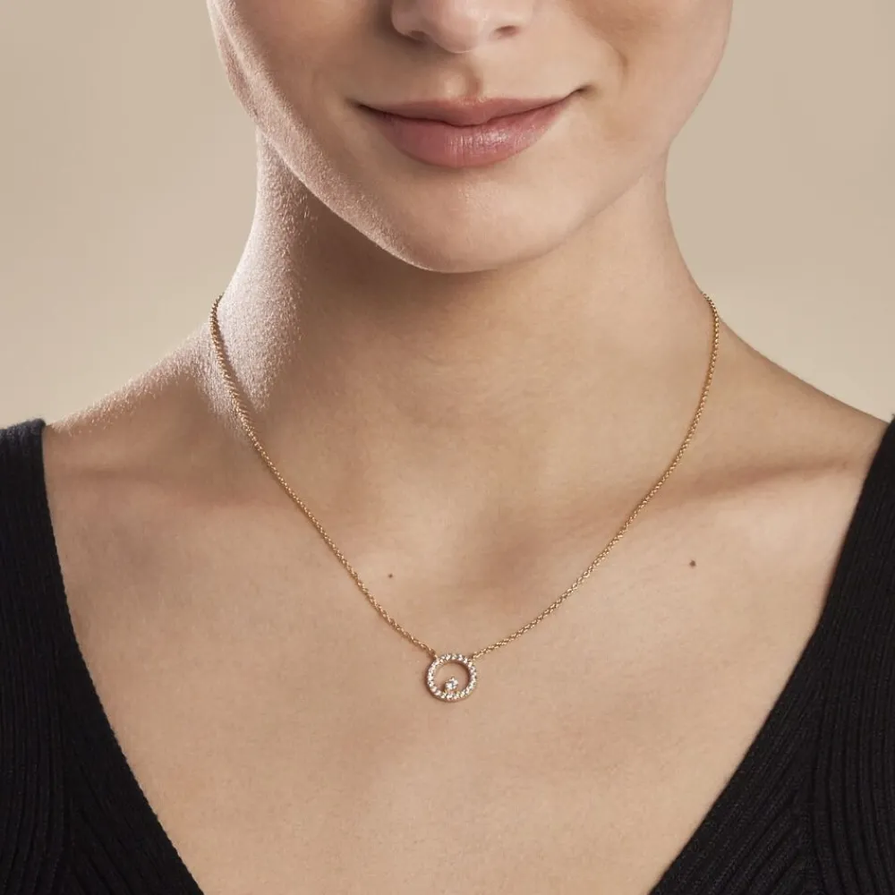 Collier Plaqué Or Lila Oxydes De Zirconium|Marc Orian