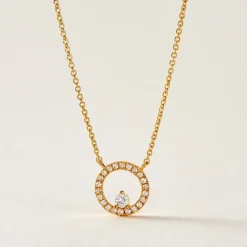 Collier Plaqué Or Lila Oxydes De Zirconium|Marc Orian