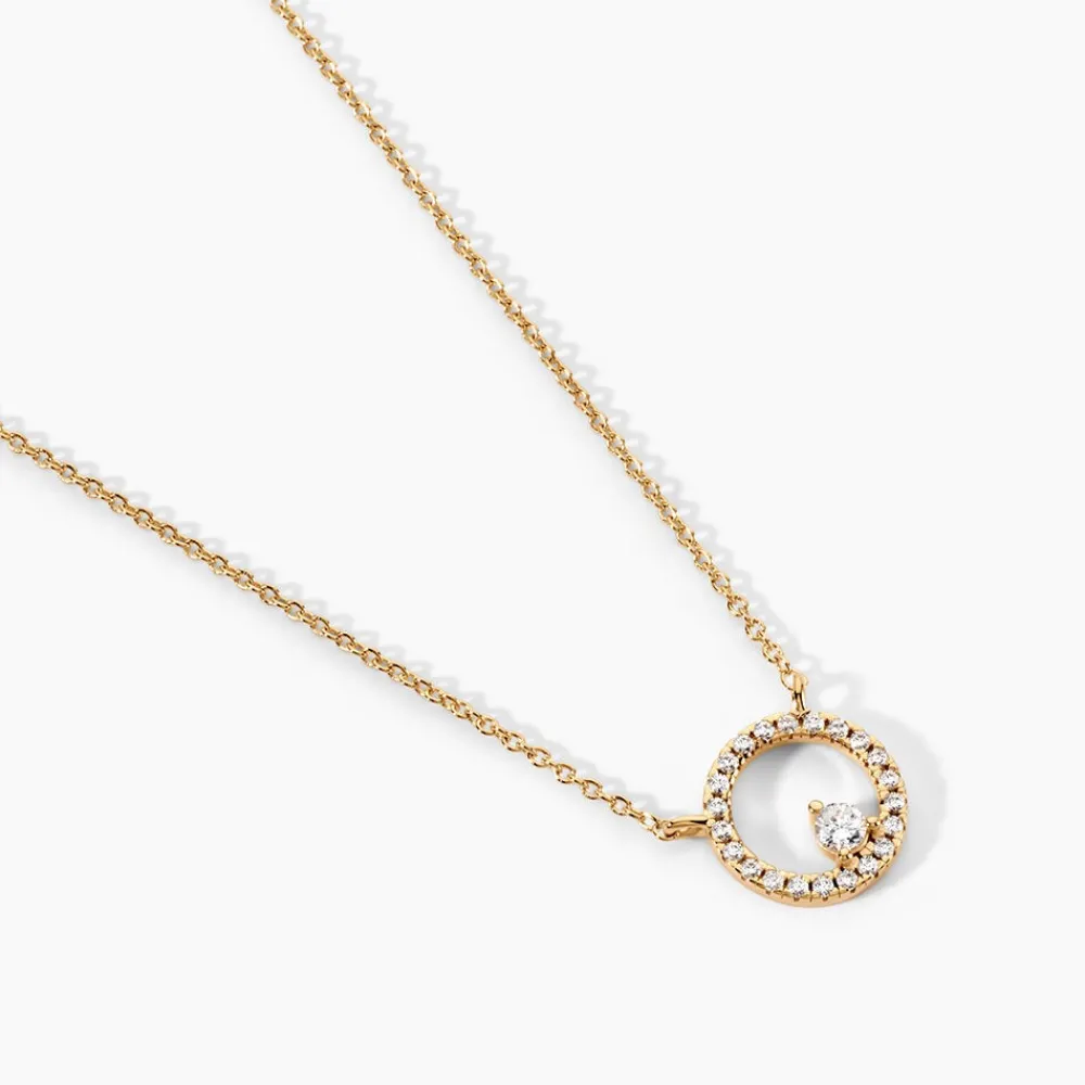 Collier Plaqué Or Lila Oxydes De Zirconium|Marc Orian