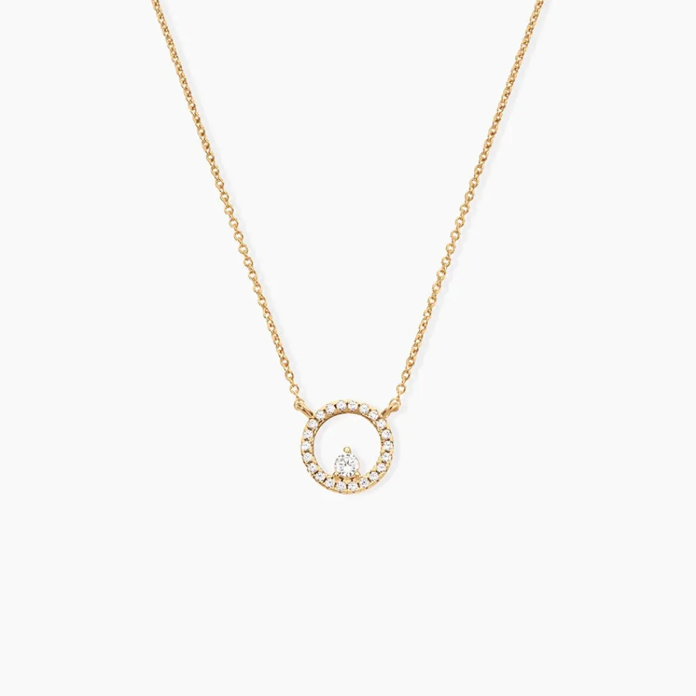 Collier Plaqué Or Lila Oxydes De Zirconium|Marc Orian