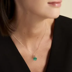 Collier Plaqué Or Neassa Malachite|Marc Orian New