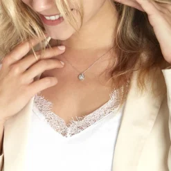 Collier Pluton Argent Blanc Oxyde De Zirconium|Marc Orian Clearance